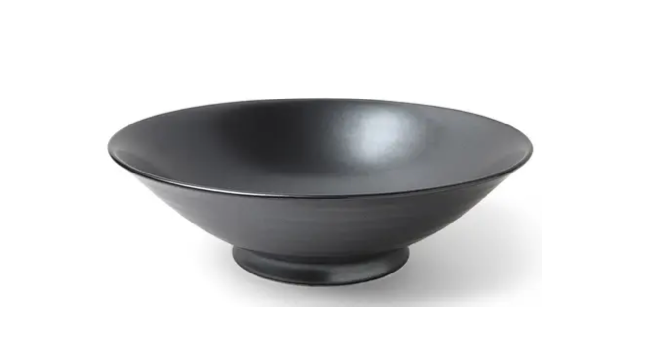 Iron Glaze Serving Bowl