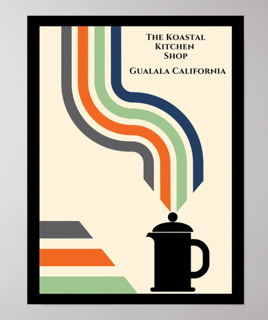The Koastal Kitchen Shop - Charles Poster
