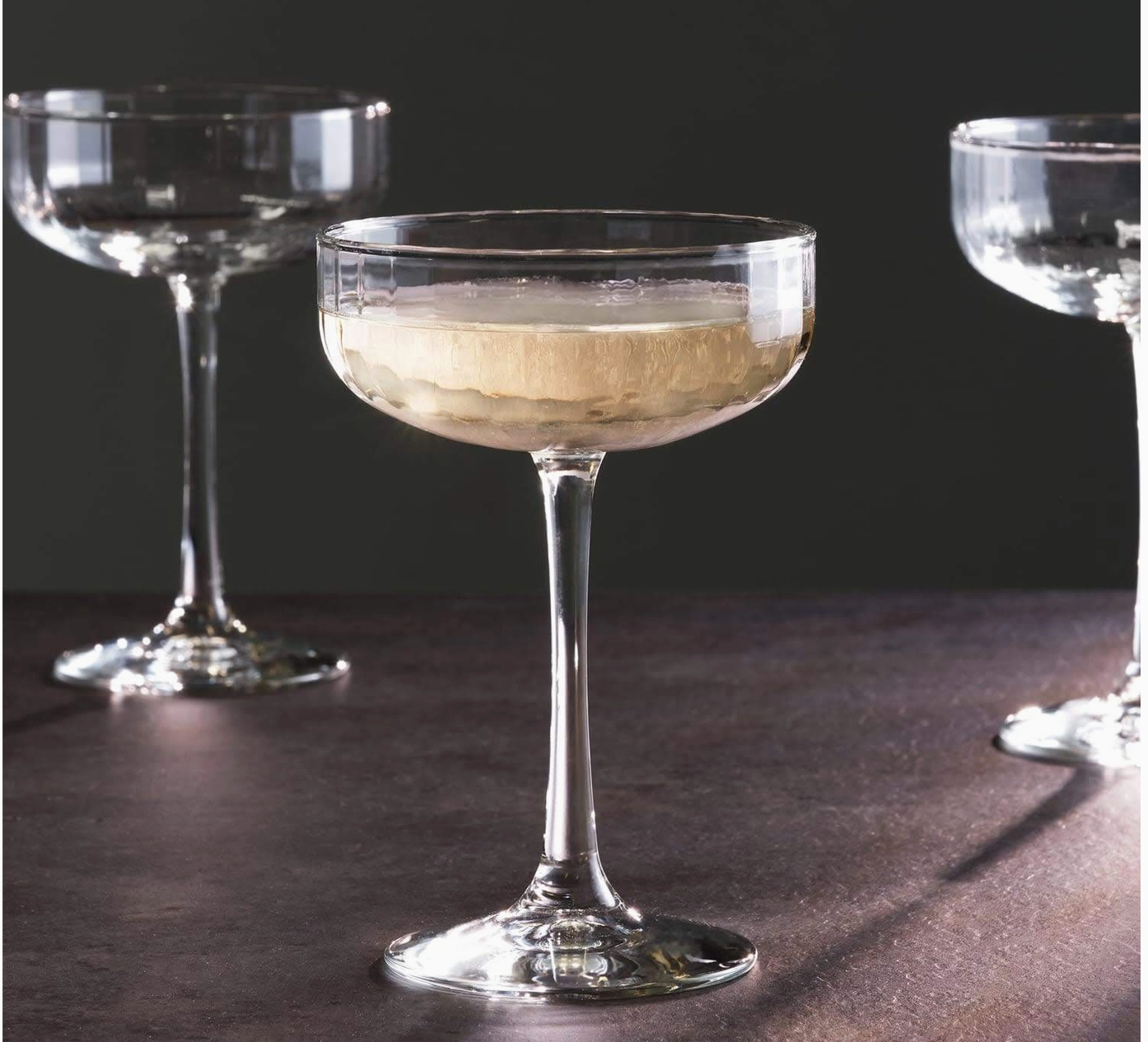Libbey Paneled Coupe Cocktail Glass