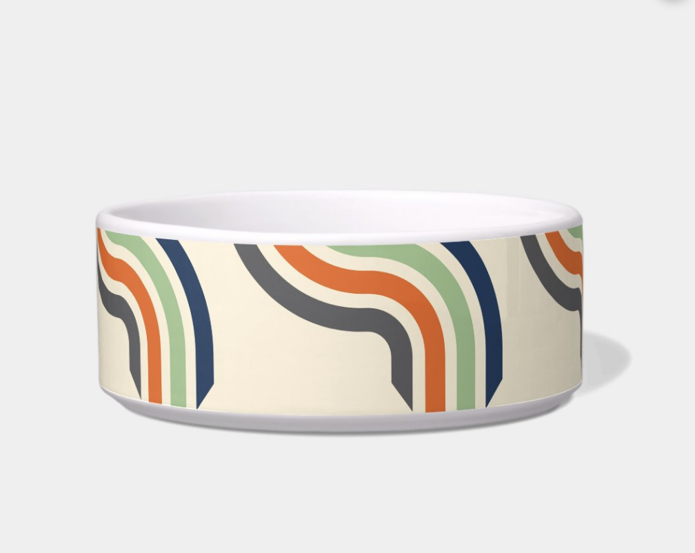 The Koastal Kitchen Shop - Charles Ceramic Pet Bowl