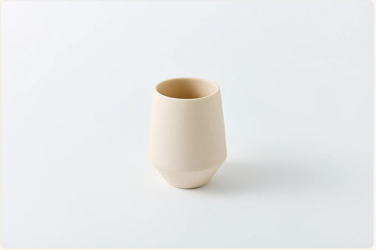 Frustum Unglazed Tea Cup