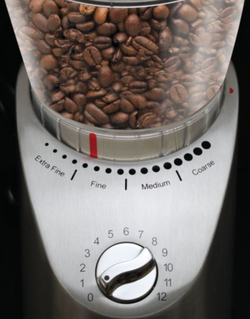 Capresso Infinity Plus Conical Burr Grinder, Stainless Steel