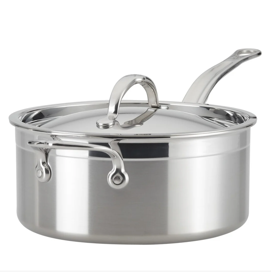 Hestan ProBond Professional Clad Stainless Steel Saucepan 3QT
