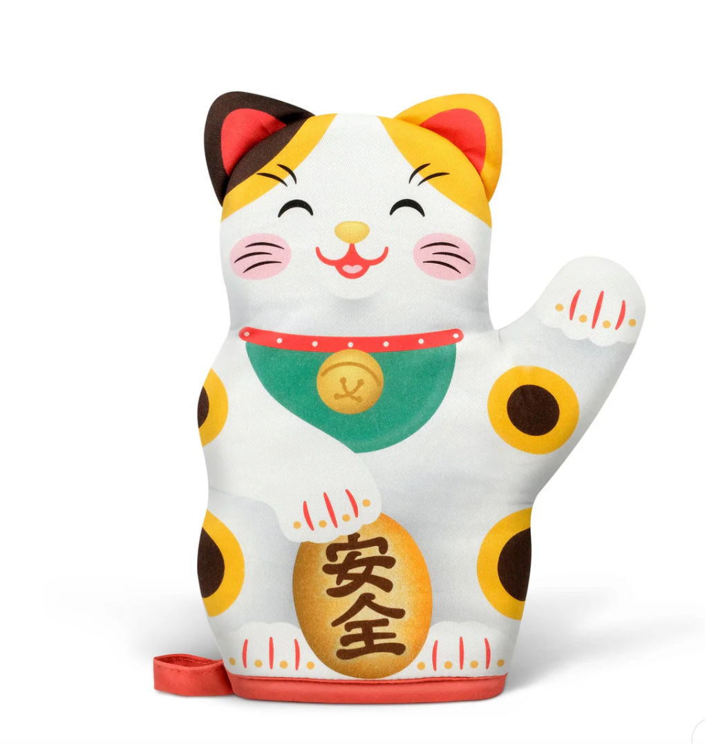 Feline Lucky Oven Mitt