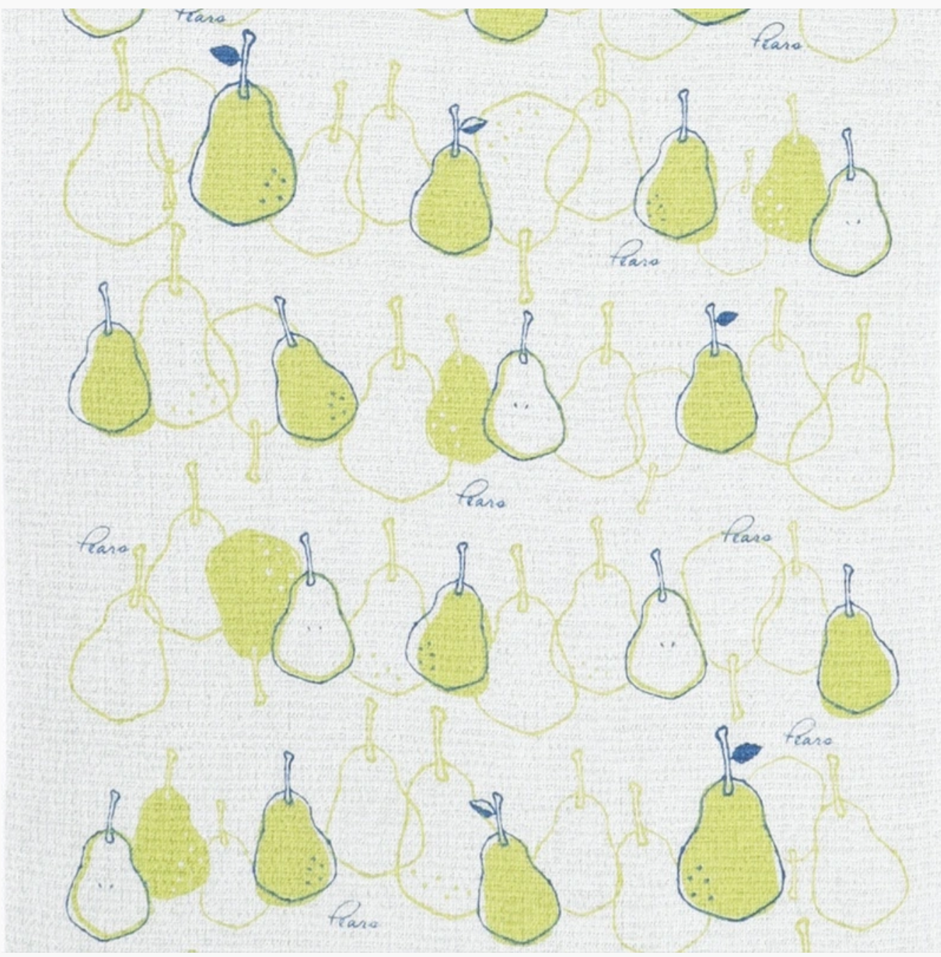 Tea Towel - Green Pears