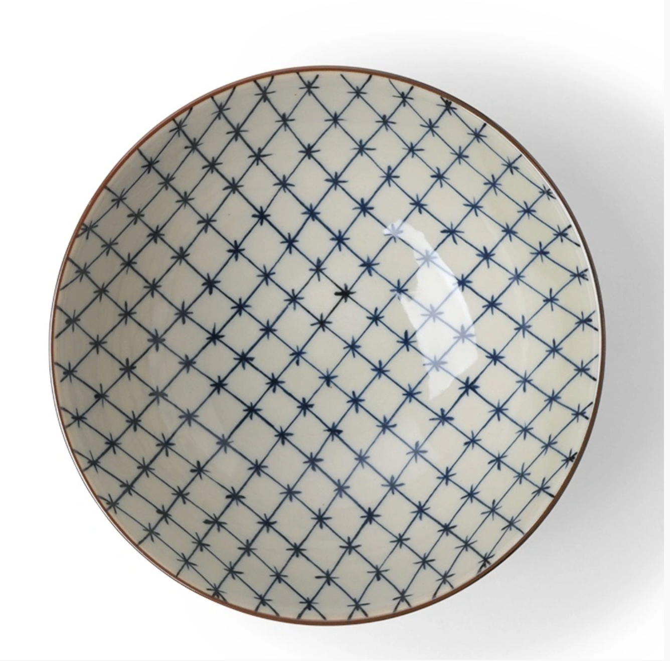 Antique Kimono Lattice Bowl