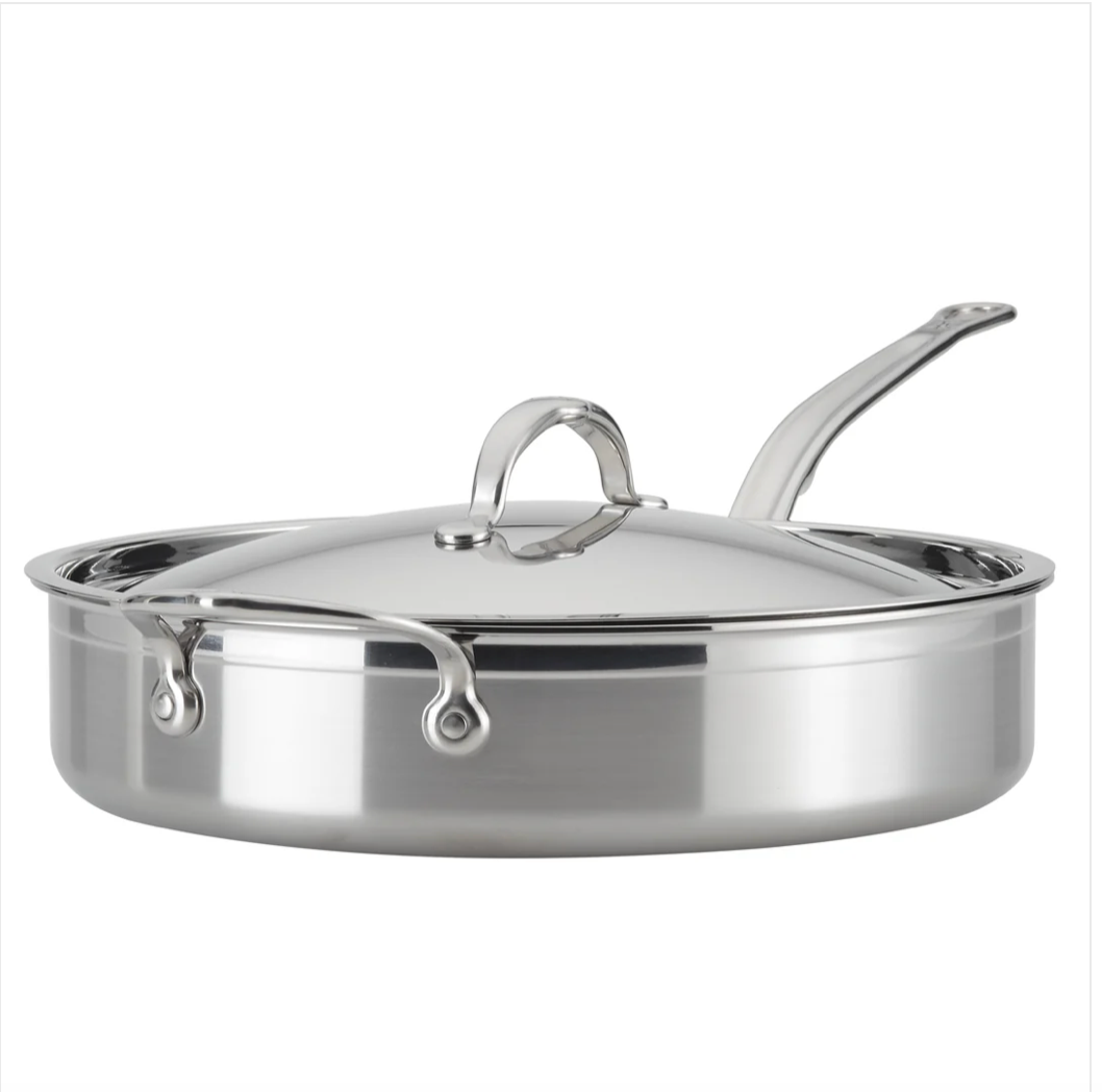 Hestan ProBond Professional Clad Stainless Steel Covered Sauté Pan 3.5QT