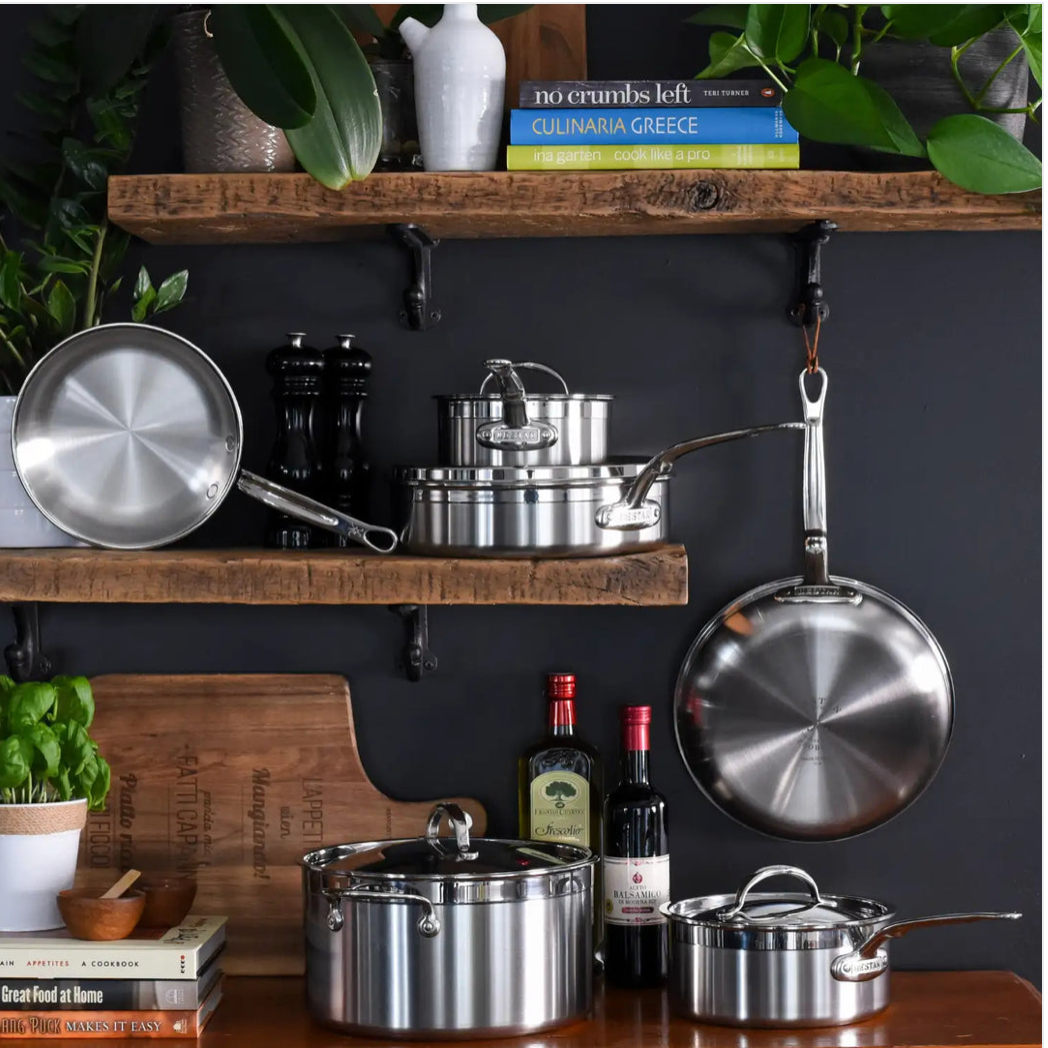 Hestan ProBond Professional Clad Stainless Steel Covered Sauté Pan 3.5QT
