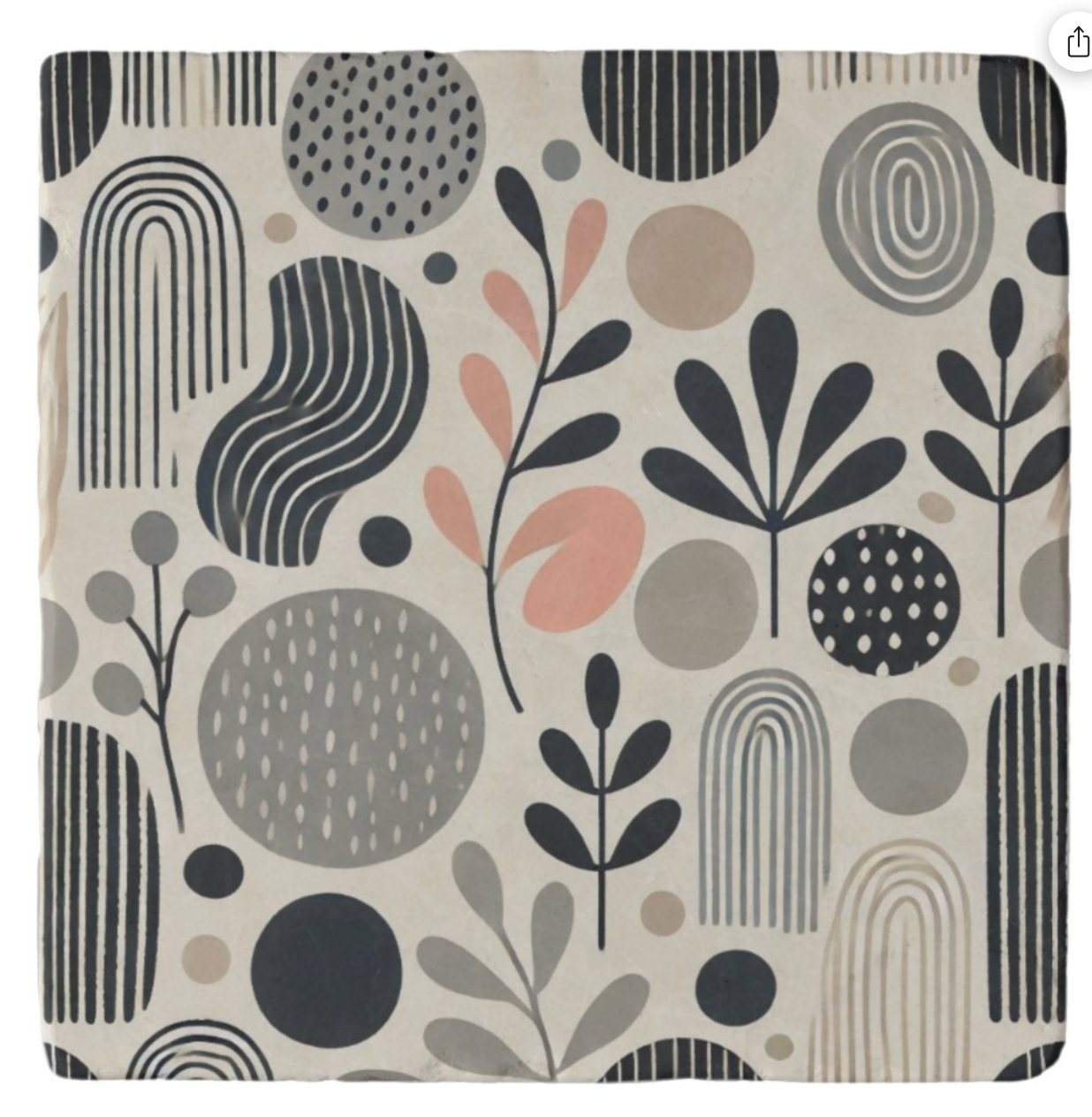 The Koastal Kitchen - Lane Tumbled Marble Trivet