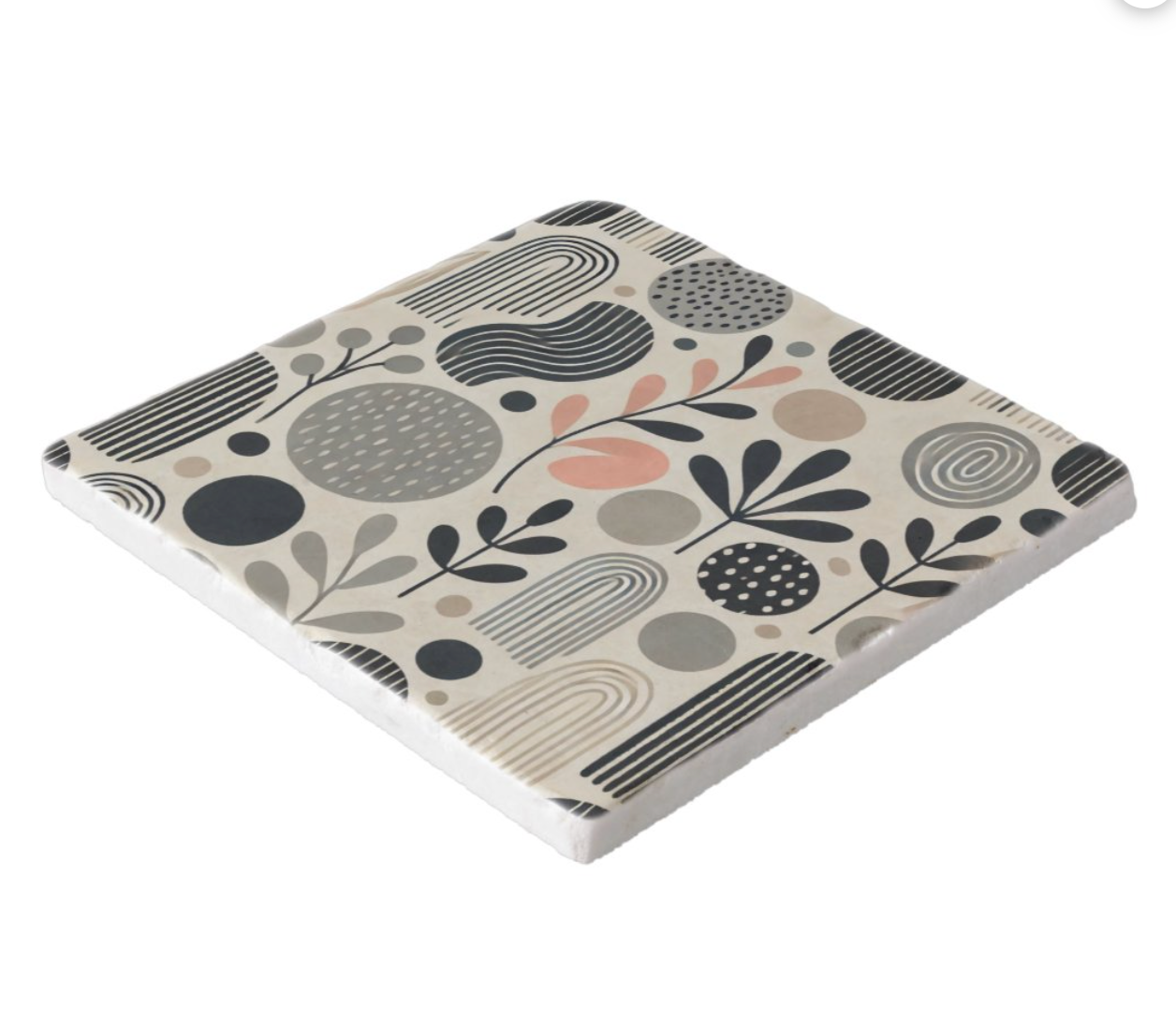 The Koastal Kitchen - Lane Tumbled Marble Trivet