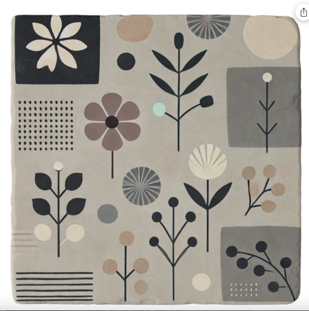 The Koastal Kitchen - Penny Tumbled Marble Trivet