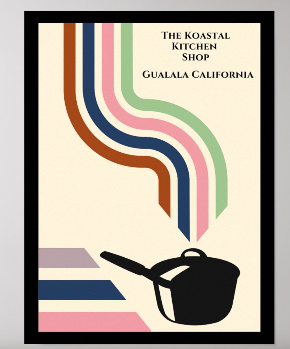 The Koastal Kitchen Shop - Halprin Poster