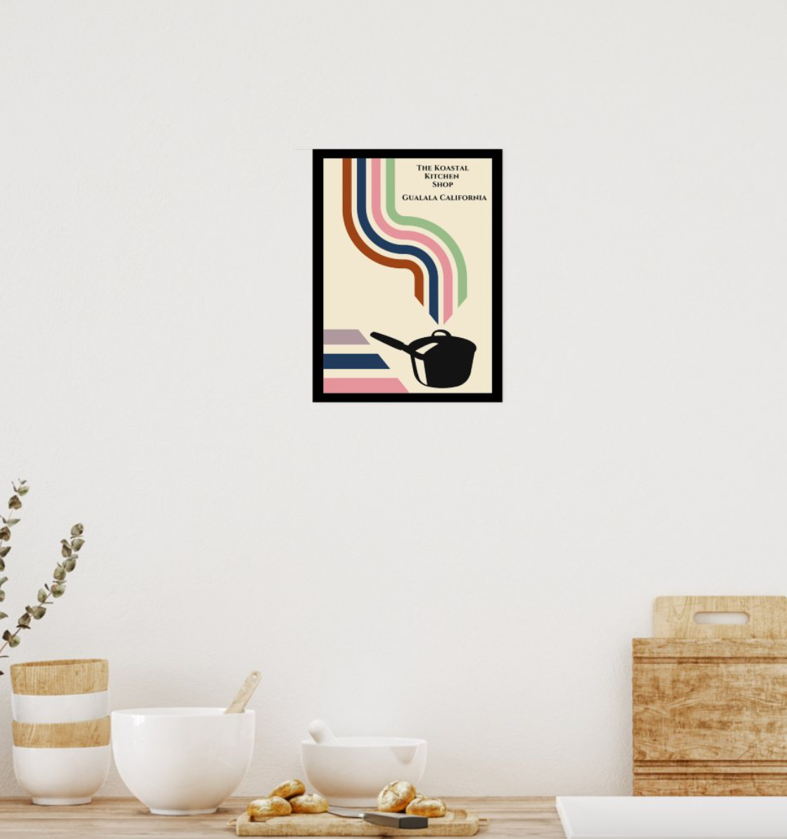 The Koastal Kitchen Shop - Halprin Poster