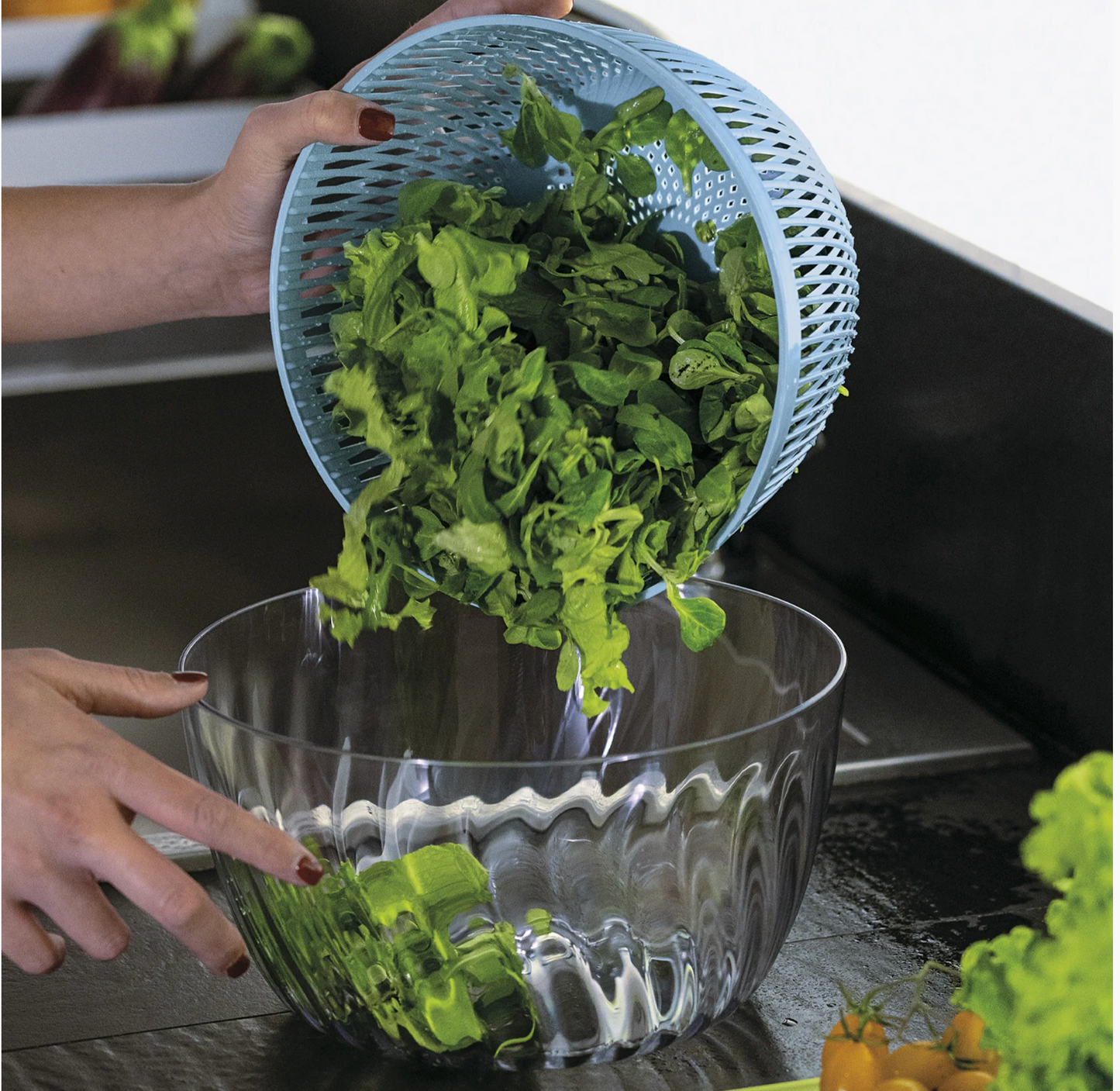 Guzzini Salad Spinner with Lid