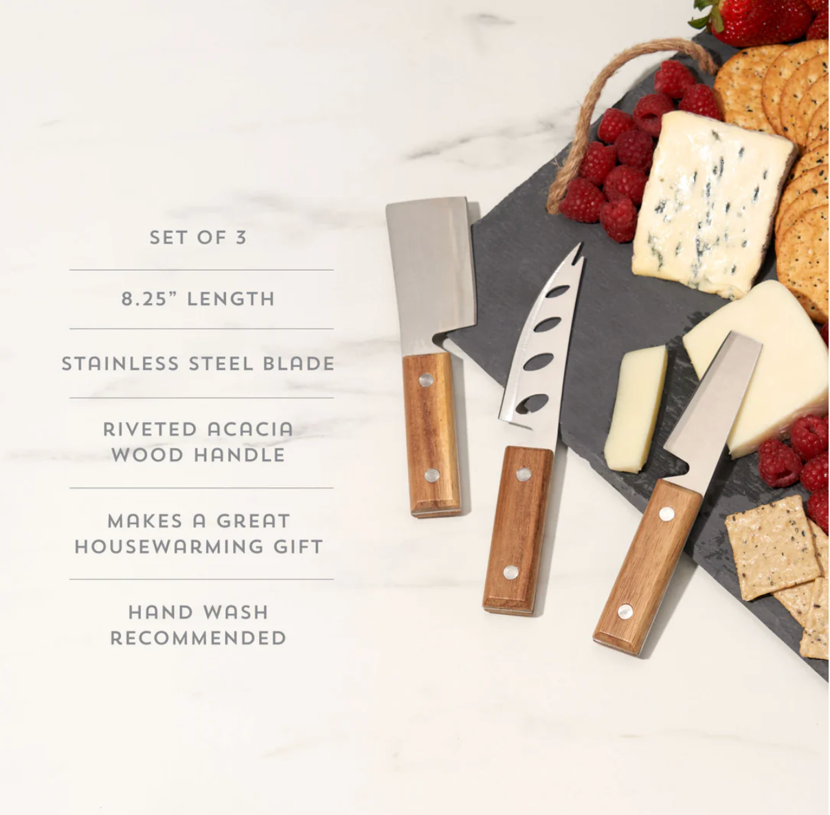 Rustic Cheese Knife Set