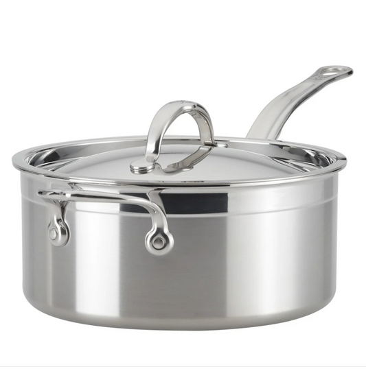Hestan ProBond Professional Clad Stainless Steel Saucepan 3QT