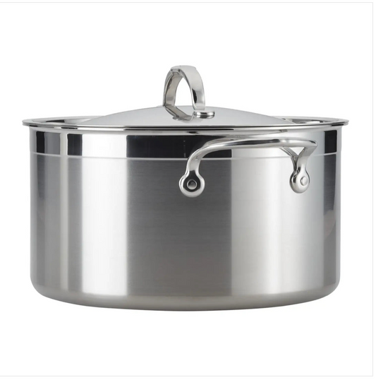Hestan ProBond Professional Clad Stainless Steel Stockpot 8 QT