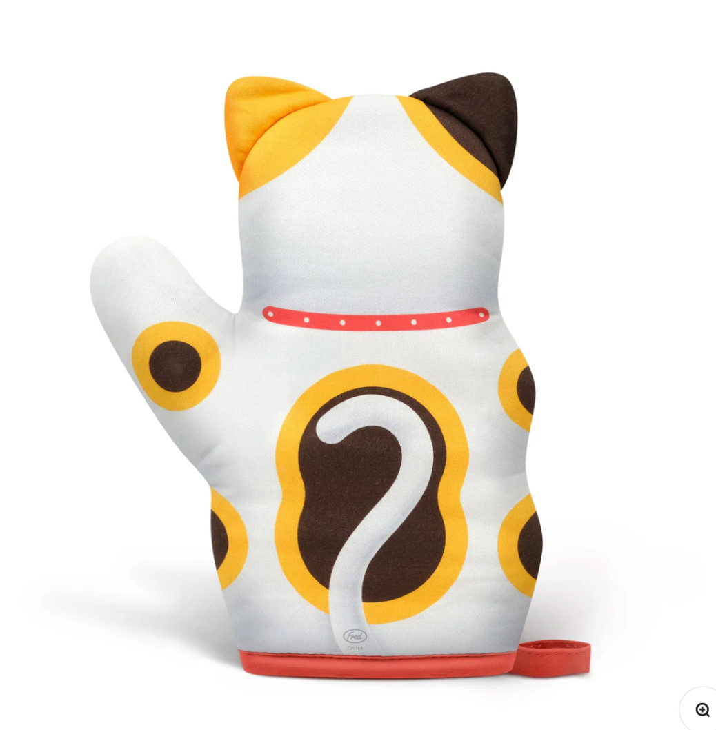 Feline Lucky Oven Mitt