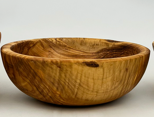 Olive Wood Family Salad Bowl 10 inch