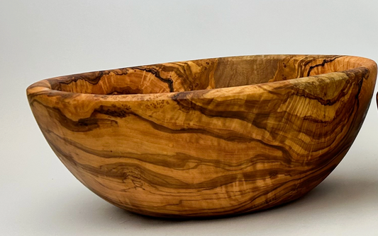 Olive Wood Family Salad Bowl 11 inch